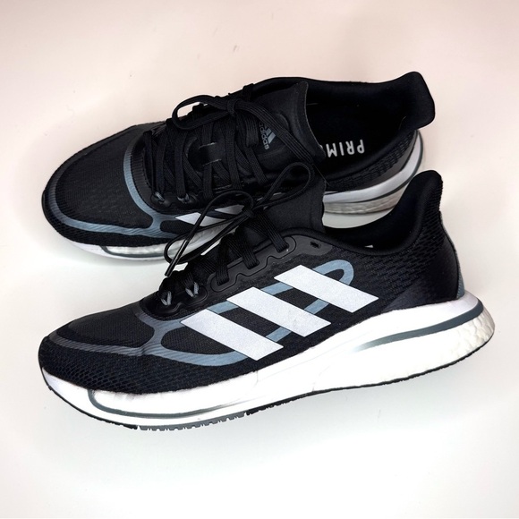 Adidas Women’s Supernova Black / White / Silver Athletic Running Sneakers Size-6 - Picture 7 of 11